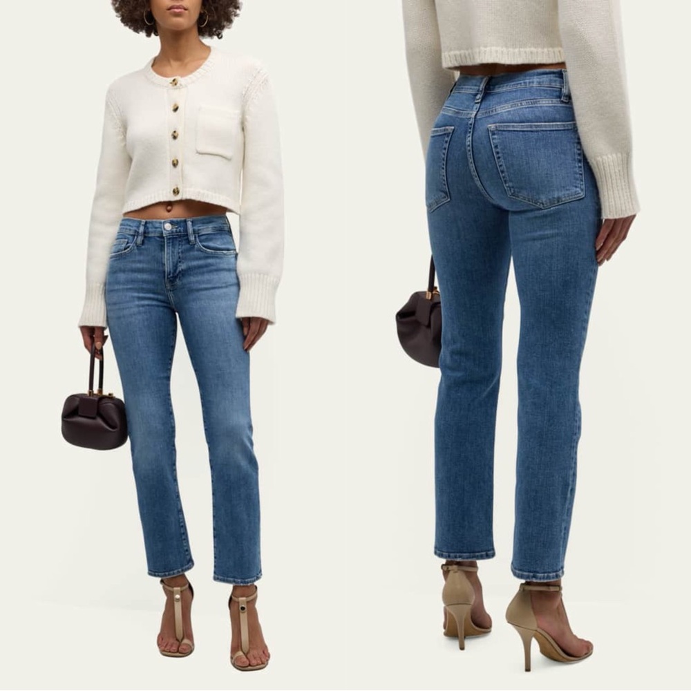 The FRAME Denim Le Skinny De Jeanne 28” Farrington Style LSJ6540 Size 27